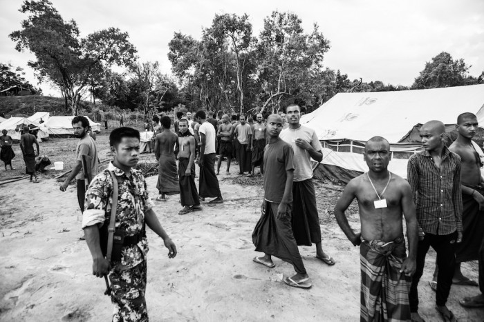 The refugees held in the Taung Pyo camps by the Myanmar government, photograph by Andrew Stanbridge