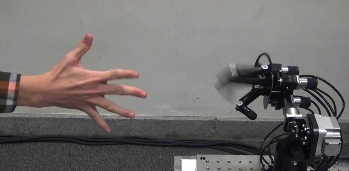 Students at the University of Tokyo have designed Janken, a robot that beats its human competitor at rock-paper-scissors every single time. Students at the University of Tokyo have designed Janken, a robot that beats its human competitor at rock-paper-scissors every single time.