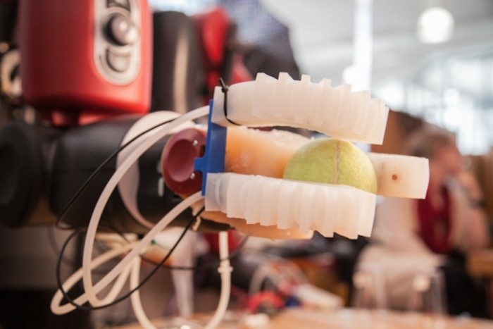 Soft-robotics explores alternative materials for robot design. 