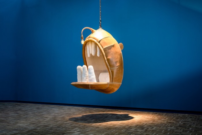 Cape Town-based designer Porky Hefer has created bizarre human-scale nests, inspired by fantastical underwater creatures. Image: Adriaan Louw