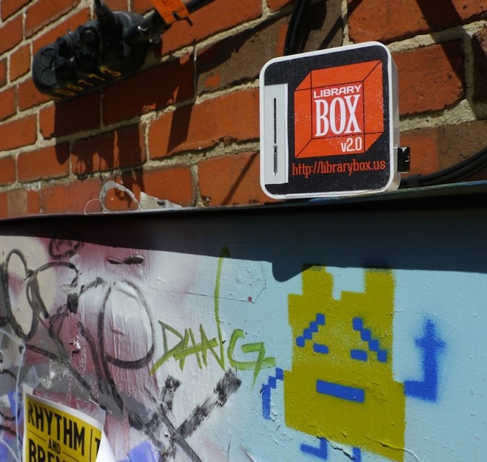 LibraryBox is an open source, file sharing device.