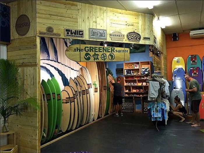 Greener surfer outlet