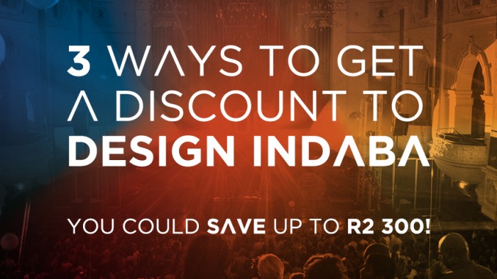 Claim back from your workplace skills levy, buy in a group or if you are a past exhibitor – if there’s a will to be at Design Indaba, there’s a way to get there.