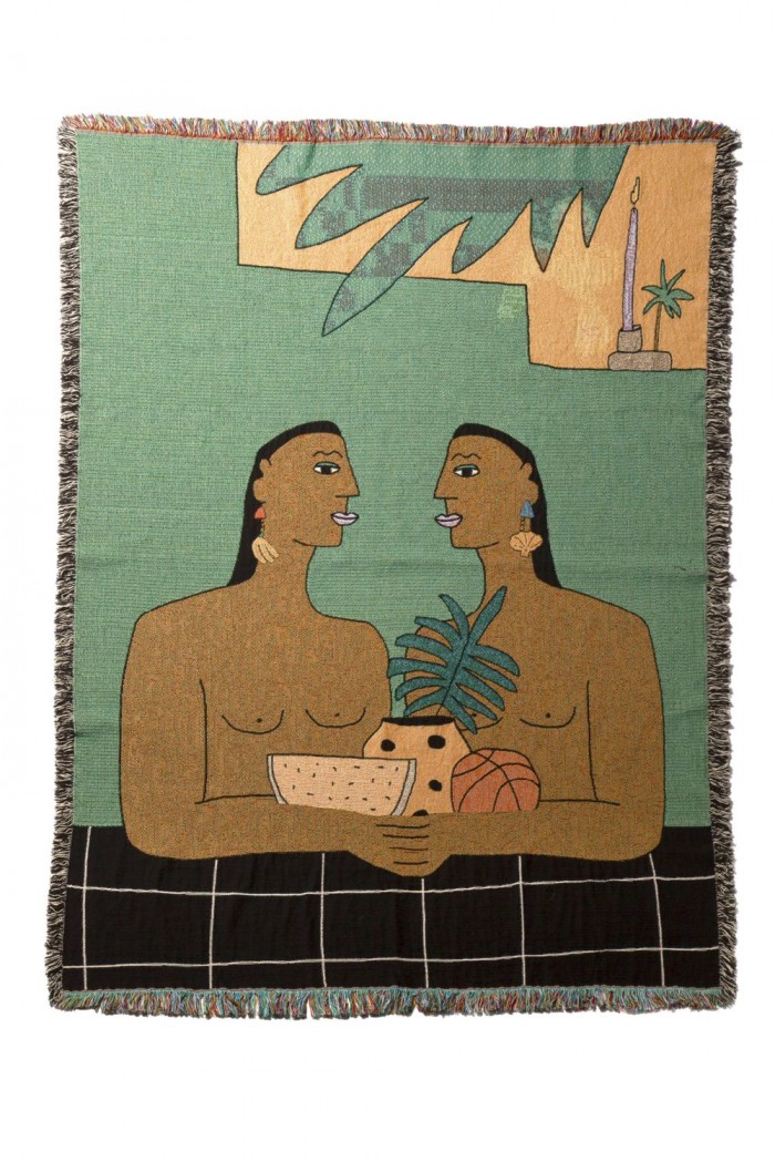 Parallel Movements Blanket by Lilian Martinez of BFGF.