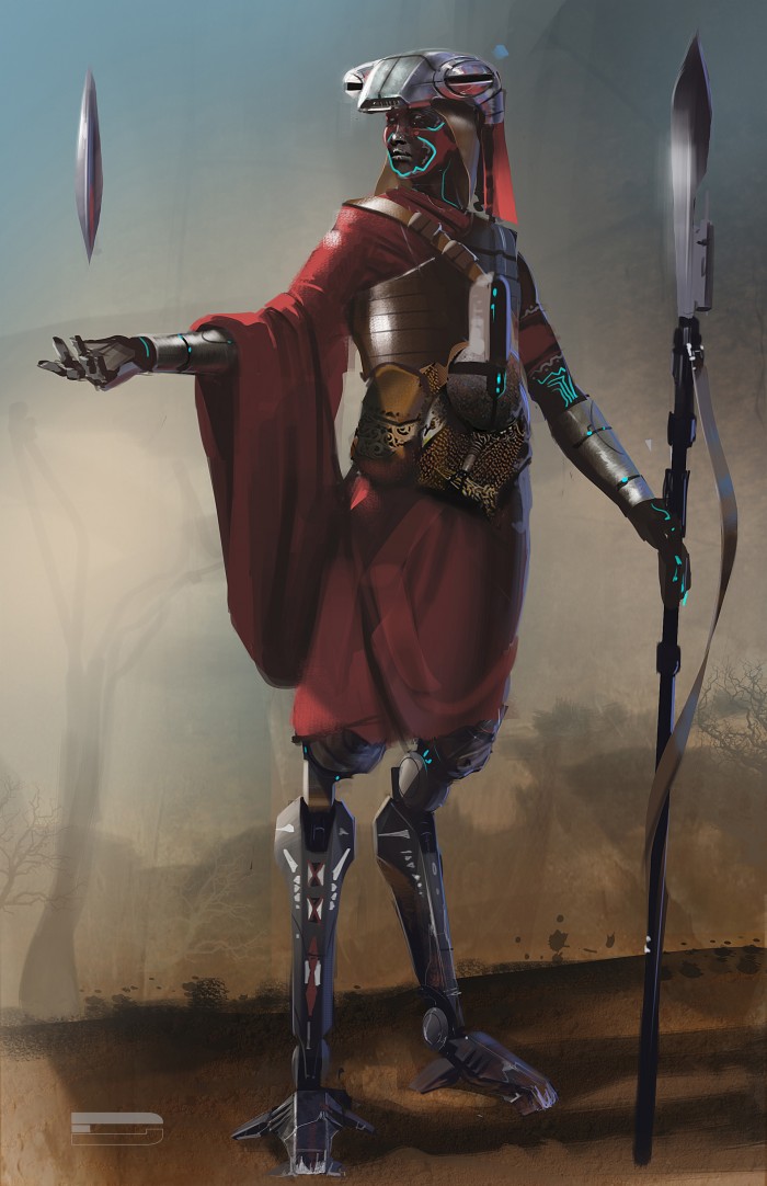 Rodrigo Galdino designs a Star Wars version of the Maasai people. 