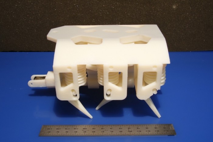 This 3-D hexapod robot This 3-D hexapod robot
