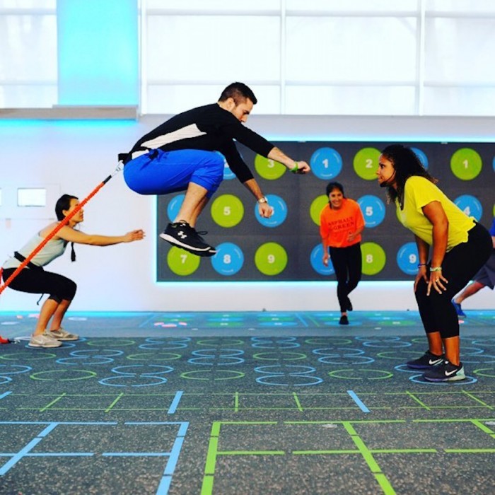 An arcade-like workout that trains muscle and mind An arcade-like workout that trains muscle and mind
