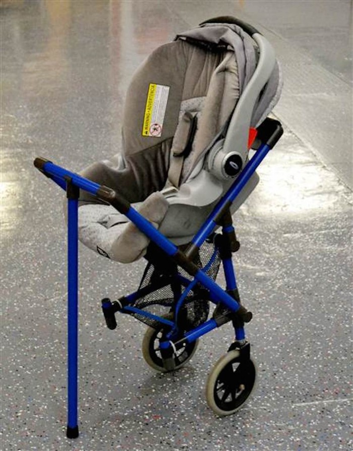 wheelchair stroller connector