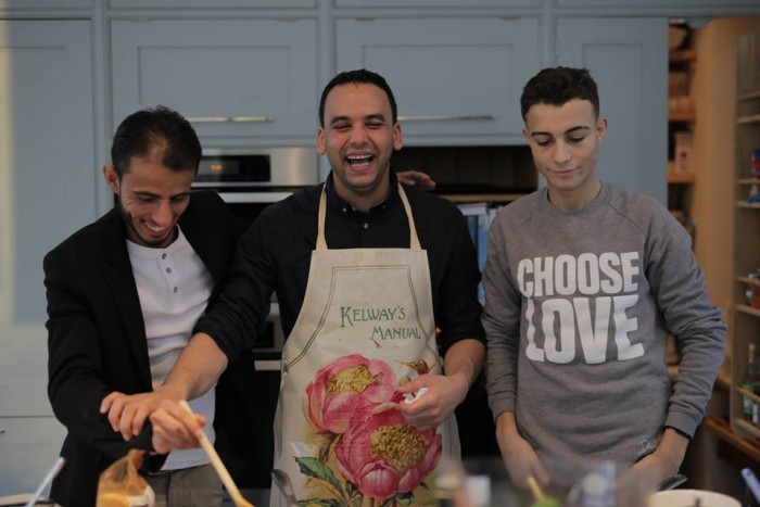 Meet the chefs – Fadil, Ali and Yusef – who are using the new mobile app TimePeace to share their skills and friendship