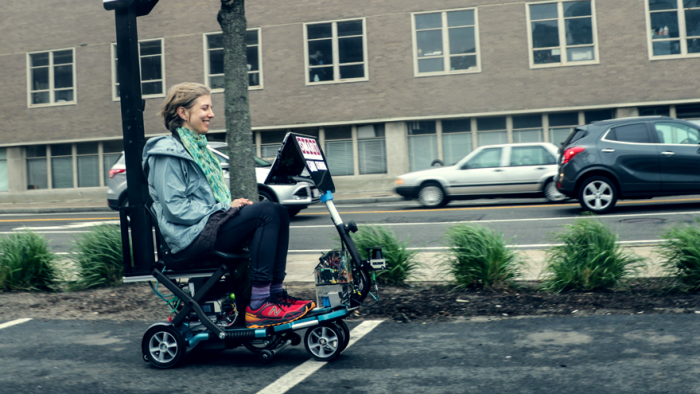 Self driving scooter