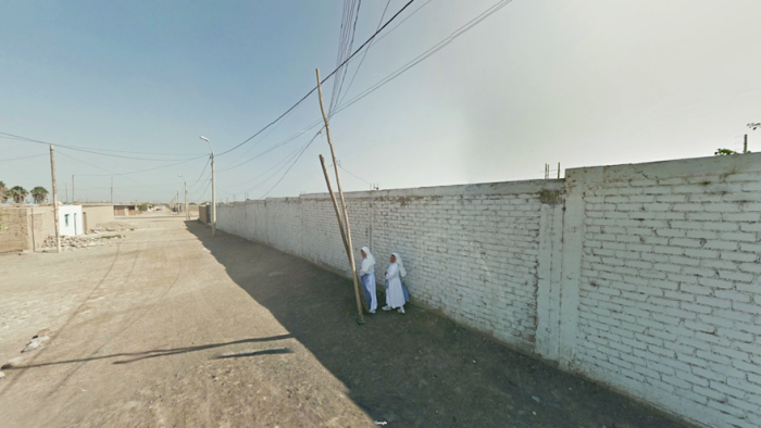 Agorapobic street view portrait