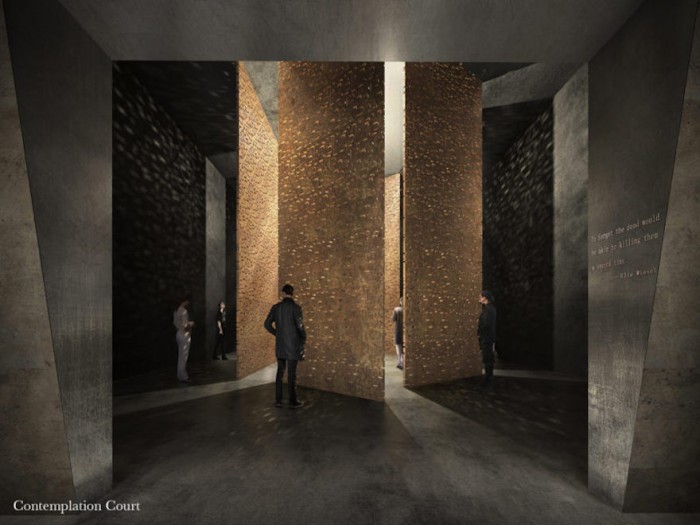 David Adjaye, and Ron Arad's submission for the National Holocaust Memorial and Learning Centre.