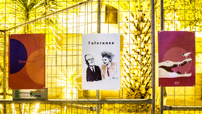 in pictures the tolerance traveling poster show at design indaba