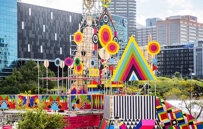 Morag Myerscough and Luke Morgan's instillation 