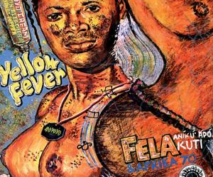 Fela Kuti's Yellow Fever album designed by Ghariokwu Lemi.