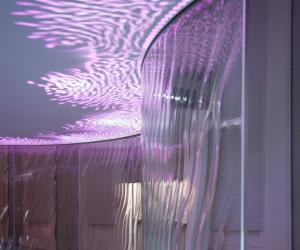 Ross Lovegrove's "Lasvit Liquidkristal" installation