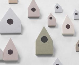 Non-slip birdhouse by Nendo. Photo: Hiroshi Iwasaki.  
