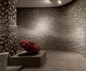 Nendo's design of the Established & Sons showroom, London. 