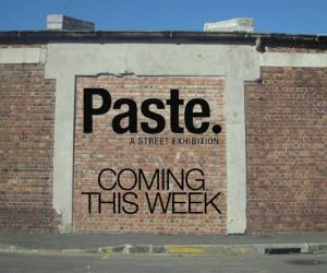 Paste street exhibition. 