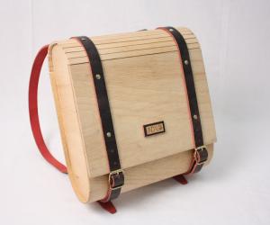 Umtwalo Wooden Backpack by Inga, Gubeka, Indalo Décor, South Africa.