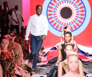 A Luta Continua collection by Taibo Bacar at Mercedes-Benz Fashion Week Africa 2014. Image: Simon Deiner / SDR Photo