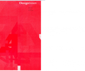 DesignIssues, Winter 2001, Vol. 17, No. 1