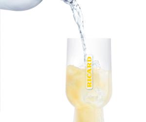 Ricard carafe and glass by Mathieu Lehanneur. 