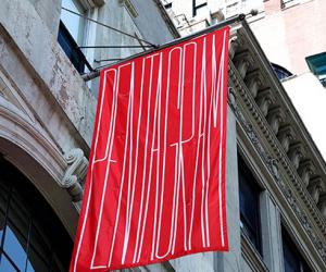 Pentagram banner by Michael Bierut. 