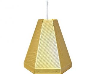 Cell Tall Pendant by Tom Dixon. 