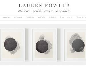 "Lost is a Place Too" online shop by Lauren Fowler. 