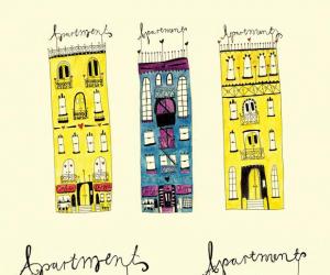Apartment art print by Lauren Fowler. 