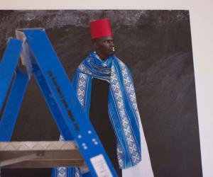 1:54 African art fair installation at Somerset House in London last week