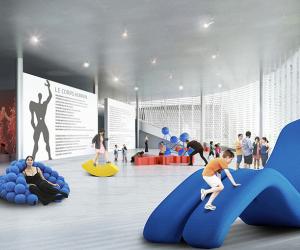 Inside the soon-to-be constructed Cité du Corps Humain in Montpellier.