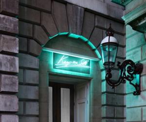 Harry Pearce makes his mark on the Keeper's House in London's Royal Academy.
