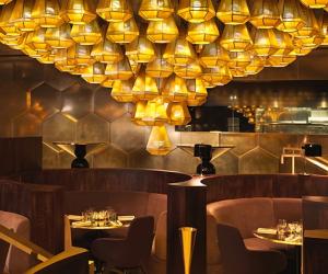 Eclectic Restaurant interior by Tom Dixon. 