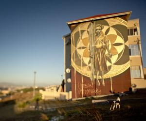 The Harvest mural by Faith47. Photo by Rowan Pybus @makhulu_