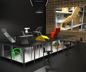 "Panorama" exhibition by Konstantin Grcic at the Vitra Design Museum. 