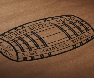 Berry Bros. & Rudd identity design by Harry Pearce. 