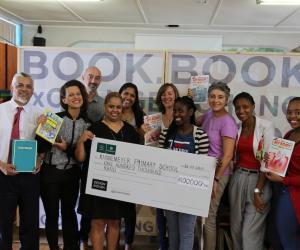 Design Indaba hands cheque over to Kannemeyer Primary School