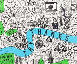 London-based illustrator Jenni Sparks creates hand-drawn maps that capture the character of the place they describe
