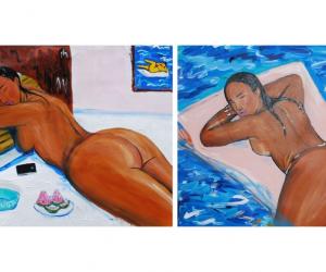 Monica Garza paints women in all their curvaceous glory. Image: Monica Kim Garza
