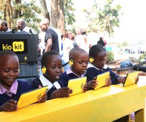 The ruggedised tablet and education kit designed by Nairobi technology company BRCK is making digital learning more accessible to Kenya’s children. Image: brck.com