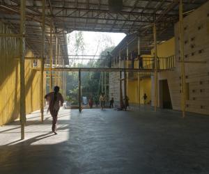 The Pani Community Centre in Rajarhat, Bangladesh acts as a technical school and community centre for children of the so-called “landless people”.  Image: SchilderScholte