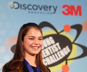 Hannah Herbst created the Ocean Energy Probe. Image Credit: Discovery/Facebook 