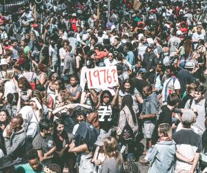 Imraan Christian's photographs capture the tension between students and police on SA's day mass action. 