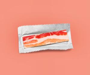 Eco-artist Dan Cretu creates quirky art like like bacon chewing gum. 