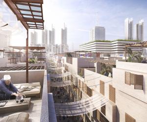 Egyptian government selects Foster + Partners to design the rundown Maspero Triangle District on the banks of the river Nile in downtown Cairo.