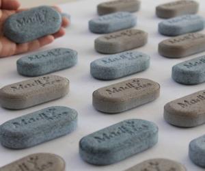 The MadiDrop, made of ceramic infused with copper or silver, is a cheap and simple water purification tablet for use in the global south