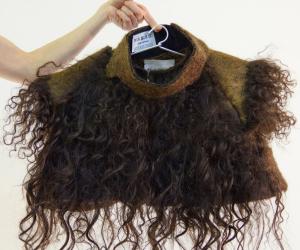 Alix Bizet, a French graduate at the Design Academy Eindhoven, has designed a collection of clothes made of human hair. 