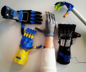 e-NABLE is a nonprofit global network of volunteers using their free time and respective skills to lend a helping hand to underserved children in need of assistive prosthetics